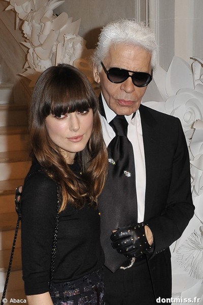 Keira et lagerfeld