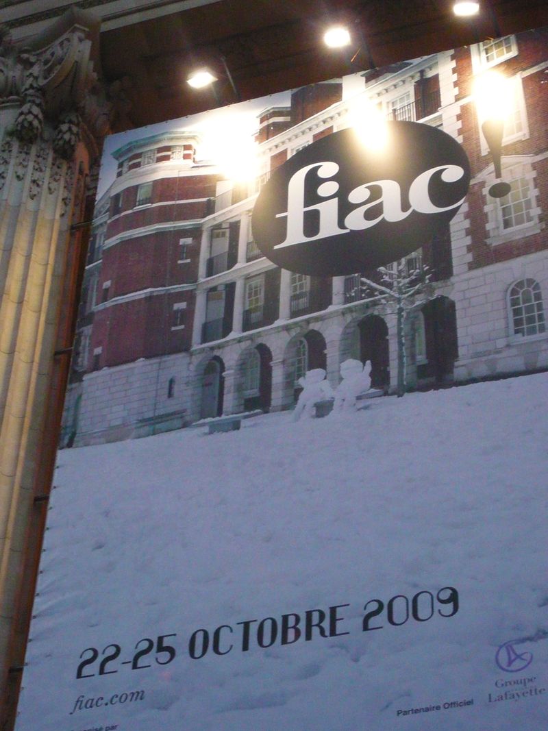 Fiac gd palais blogreporter 2009