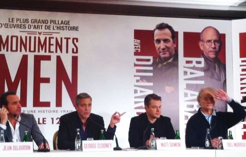 Conference presse, monuments-men_Blogreporter