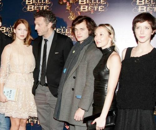 Premiere la Belle et la Bîte - lea Seydoux-Sara-Giraudeau