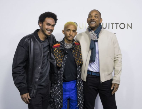 Will-smith-Vuitton-jaden-et-trey-smith oct2017 inaug